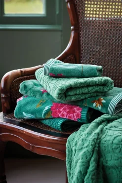 Badhanddoek Set/3 Les Fleurs 55X100 Cm