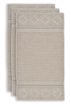 Badhanddoek Set/3 Soft Zellige 55X100 Cm