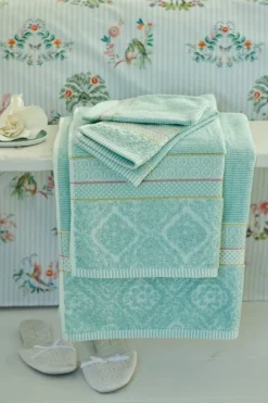 Badhanddoek Set/3 Soft Zellige Blue 55X100 Cm