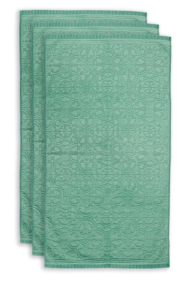 Badhanddoek Set/3 Tile De Pip 55X100 Cm