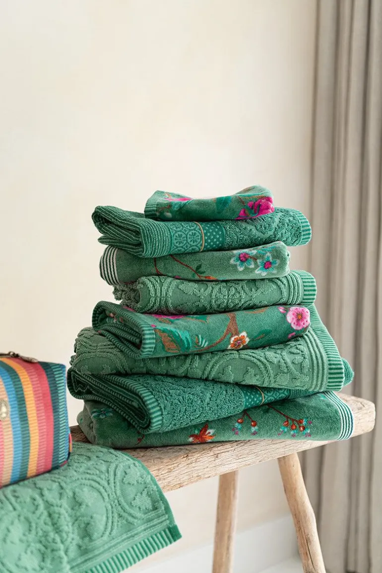 Badhanddoek Set/3 Tile De Pip 55X100 Cm