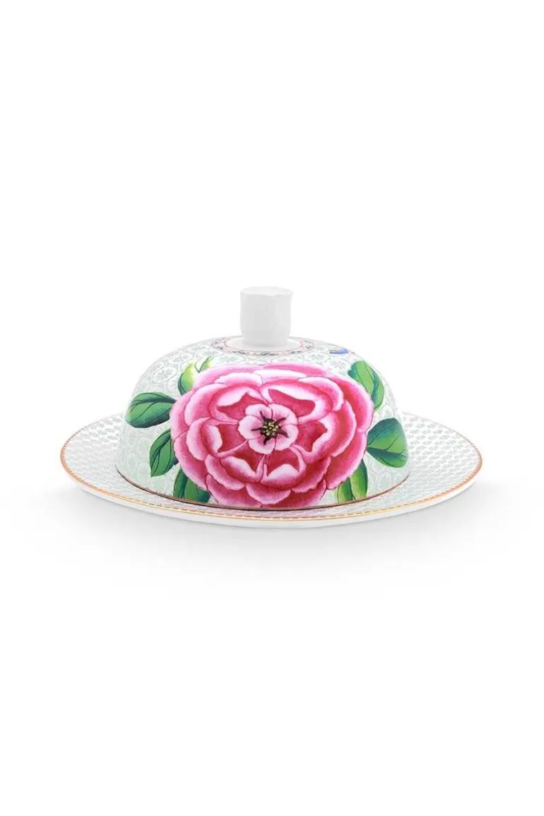 Blushing Birds Botervloot Rond White