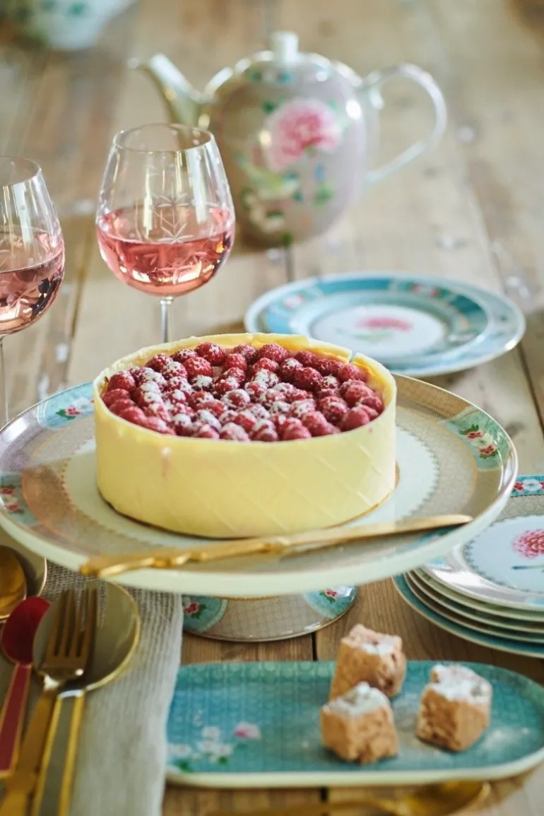 Blushing Birds Taartplateau Groot Khaki