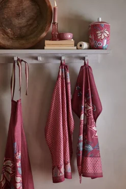 Flower Festival Apron Dark Pink