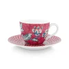 Flower Festival Espresso Kop & Schotel Donker