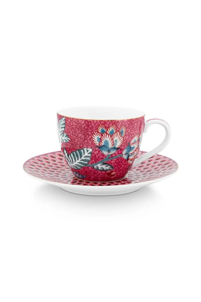 Flower Festival Espresso Kop & Schotel Donker