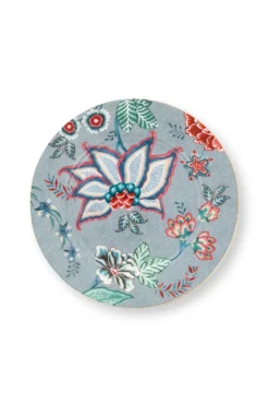 Flower Festival Set/4 Gebaksborden Licht 17Cm