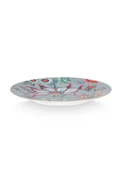 Flower Festival Set/4 Gebaksborden Licht 17Cm