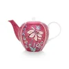 Flower Festival Theepot Groot Donker