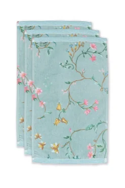 Gastendoek Set/3 Les Fleurs 30X50 Cm