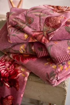 Gastendoek Set/3 Secret Garden Mauve 30X50Cm