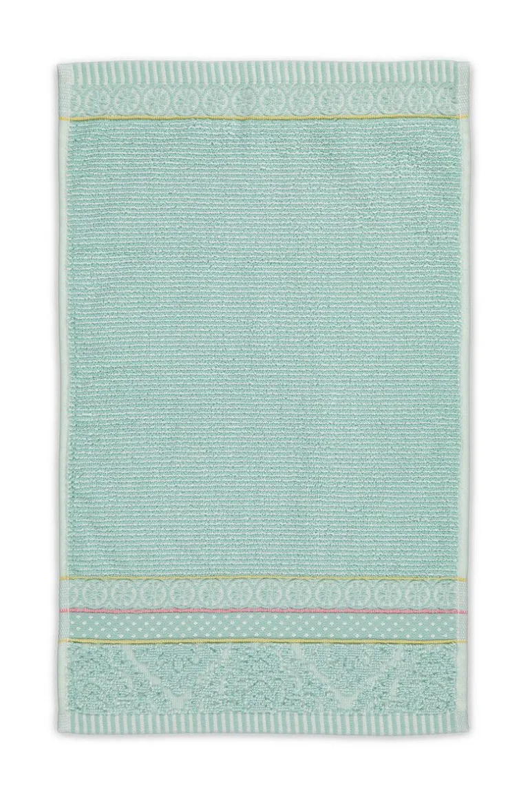 Gastendoek Set/3 Soft Zellige Blue 30X50 Cm