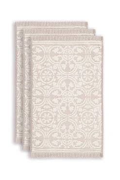 Gastendoek Set/3 Tile De Pip 30X50 Cm