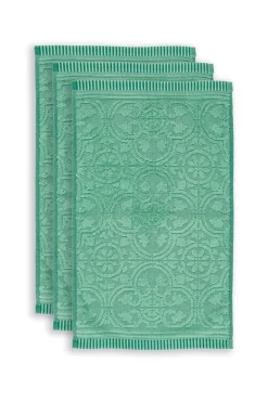 Gastendoek Set/3 Tile De Pip 30X50 Cm