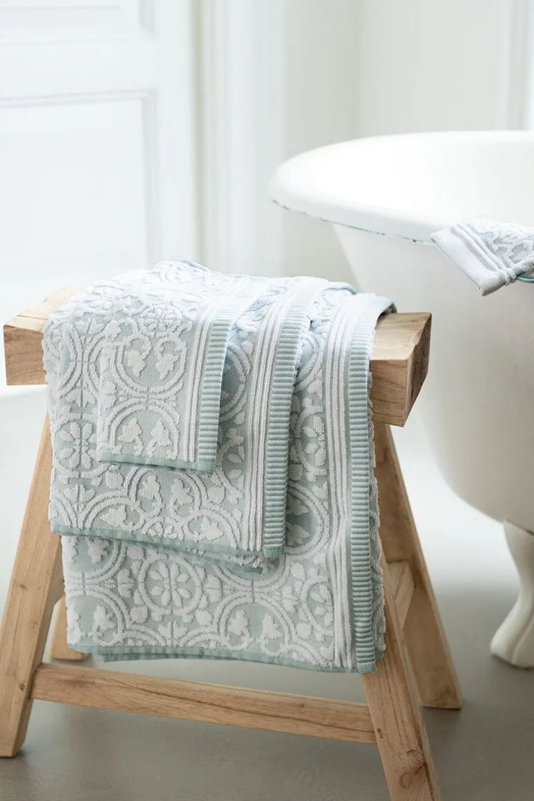 Gastendoek Set/3 Tile De Pip Licht 30X50 Cm