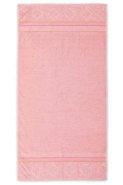 Grote Handdoek Soft Zellige Roze 70X140 Cm
