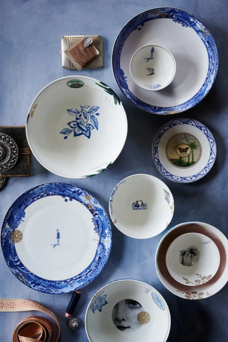 Heritage Dinerbord Grens Blauw 26.5 Cm