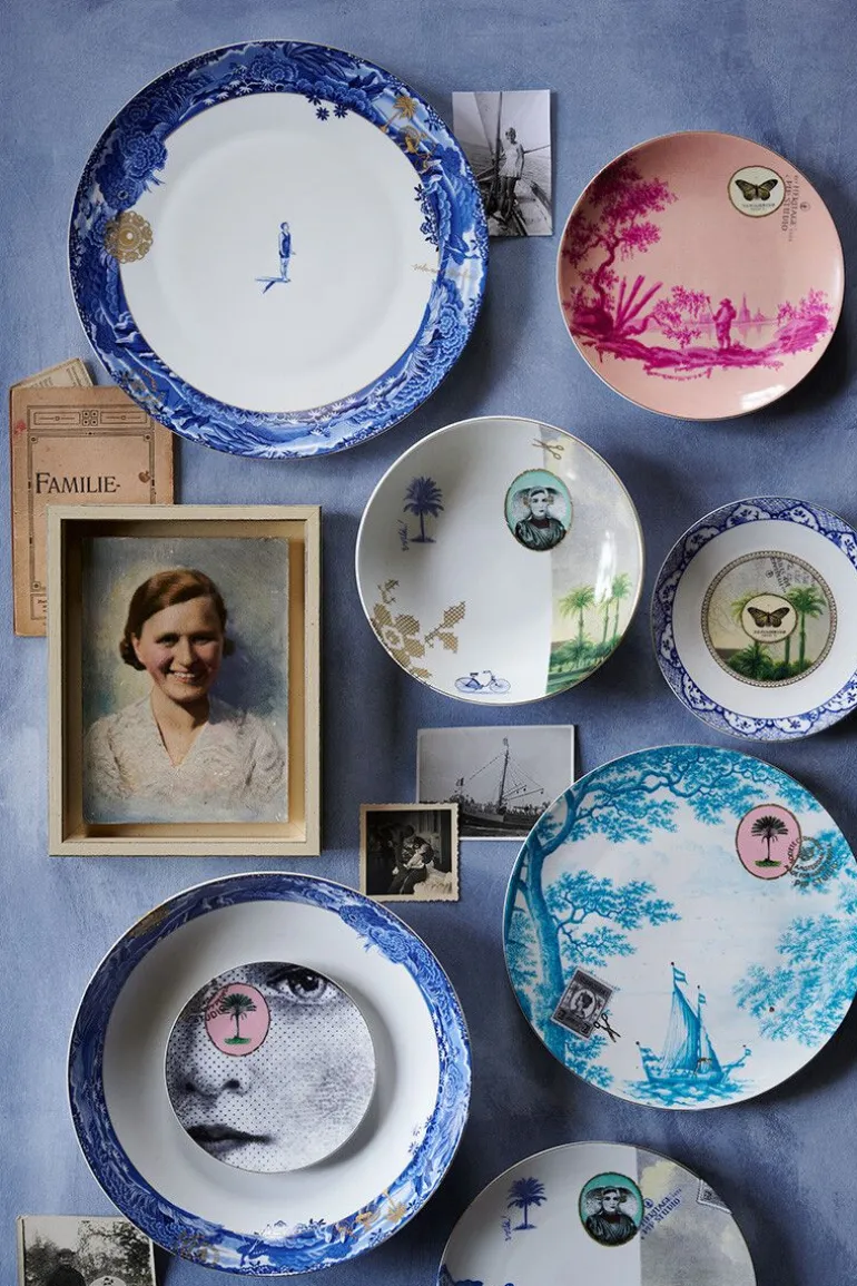 Heritage Dinerbord Grens Blauw 26.5 Cm