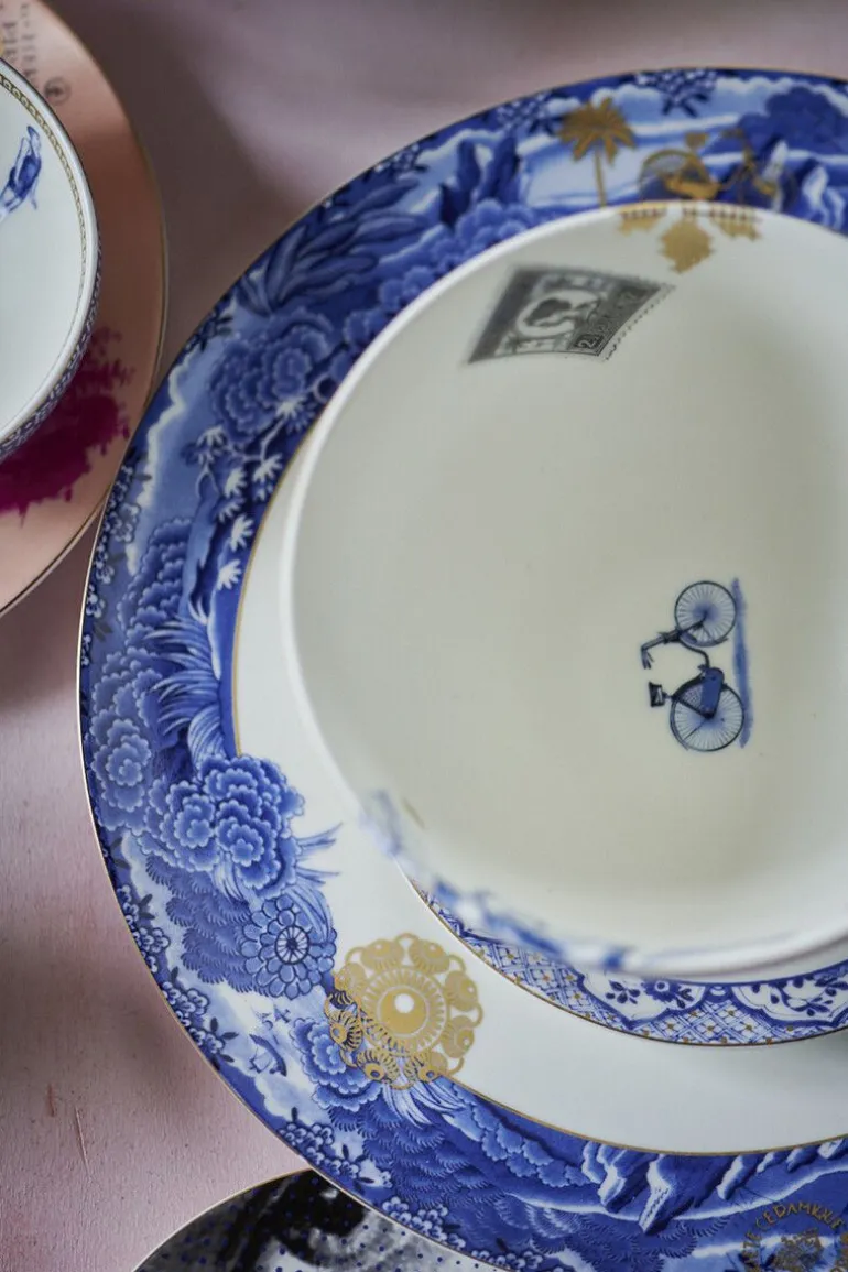 Heritage Dinerbord Grens Blauw 26.5 Cm
