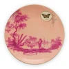 Heritage Gebaksbord Geverfd Roze 18 Cm