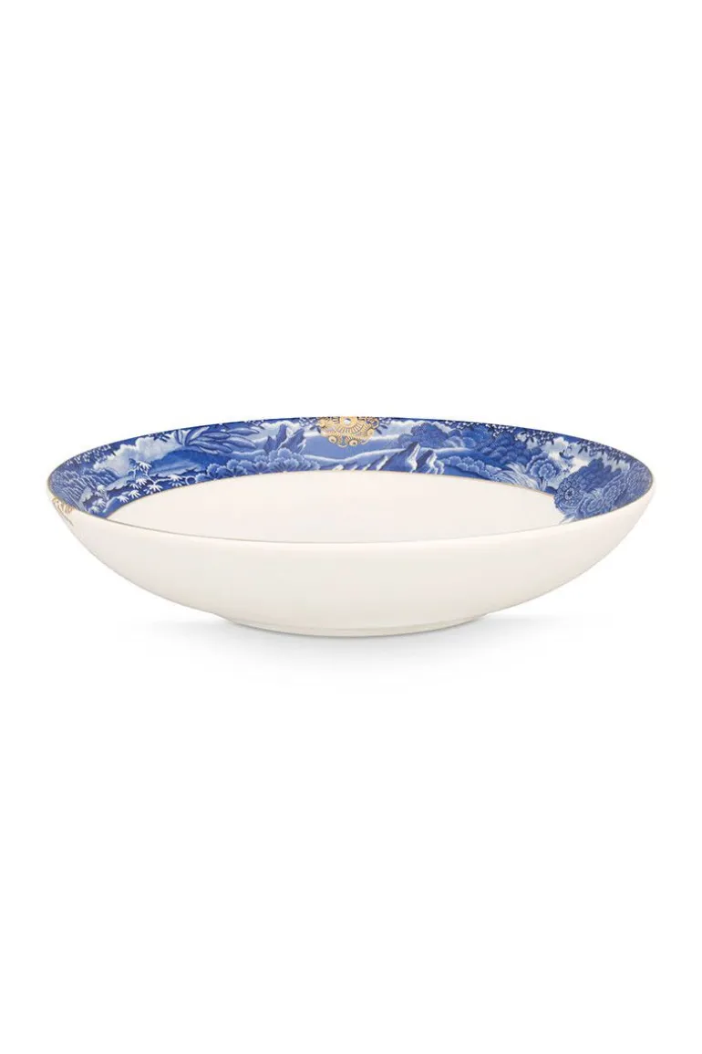 Heritage Soepbord Grens Blauw 25.5 Cm