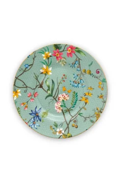 Jolie Petit Four Flowers Blauw 12 Cm