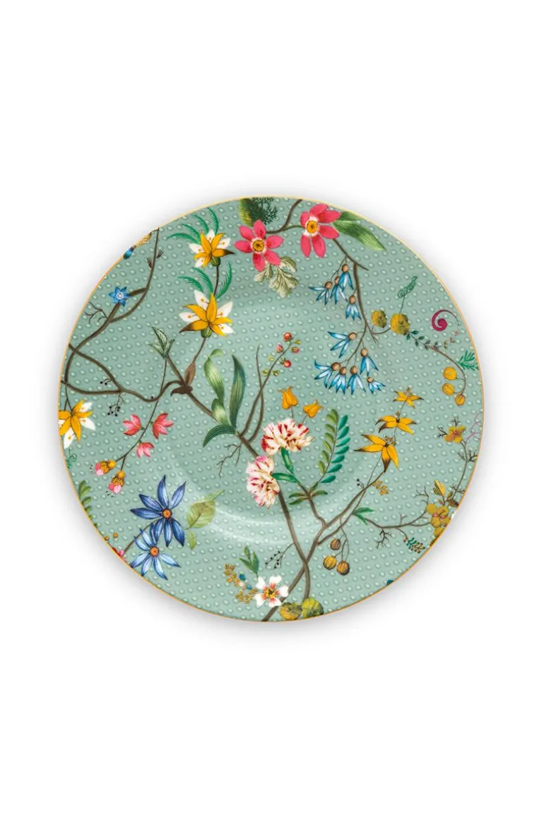 Jolie Petit Four Flowers Blauw 12 Cm