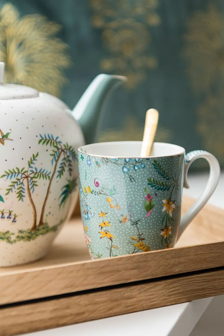 Jolie Theepot Groot Dots Gold