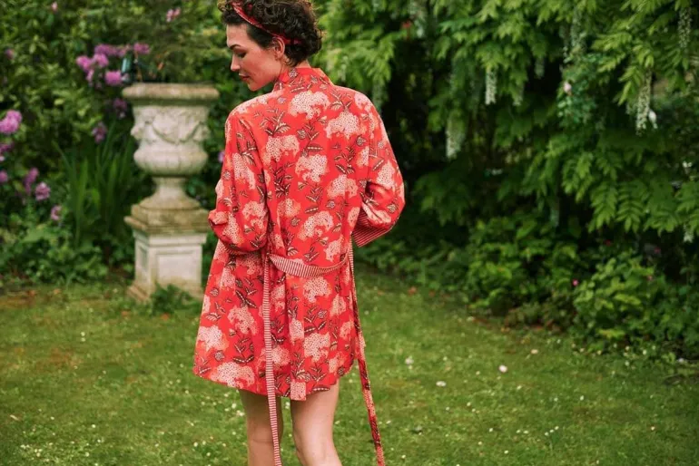 Kimono Flora Firenze Koraal