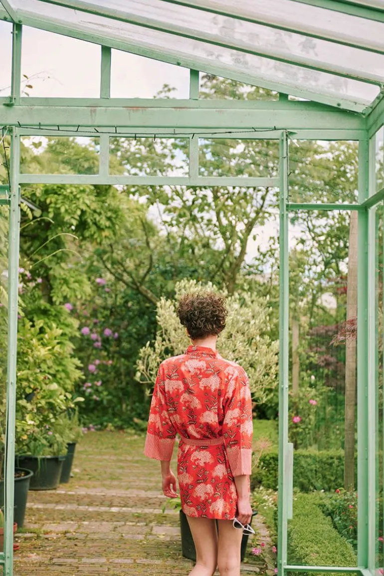 Kimono Flora Firenze Koraal