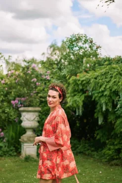 Kimono Flora Firenze Koraal