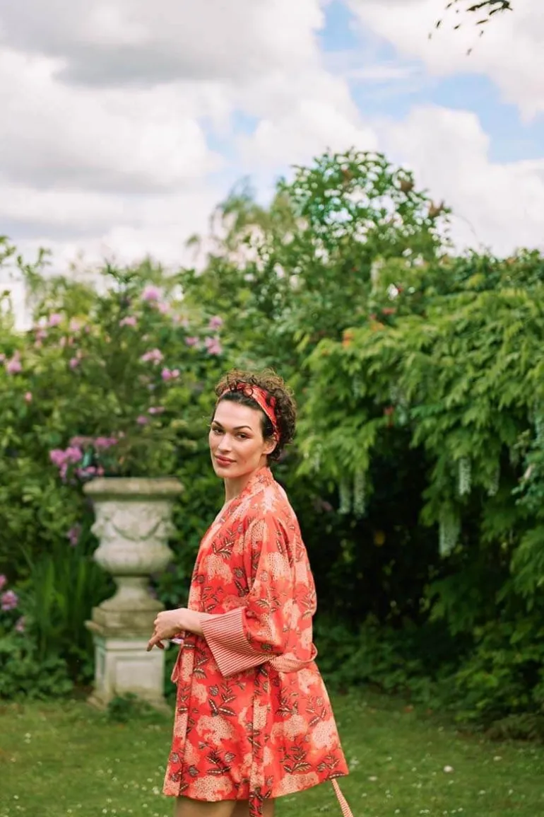 Kimono Flora Firenze Koraal