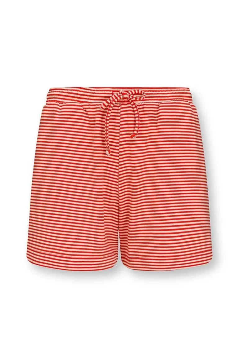 Korte Broek Little Sumo Stripe Koraal