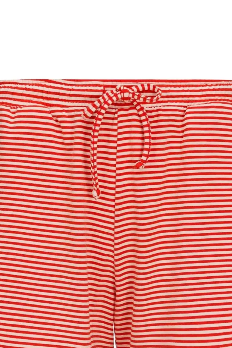 Korte Broek Little Sumo Stripe Koraal