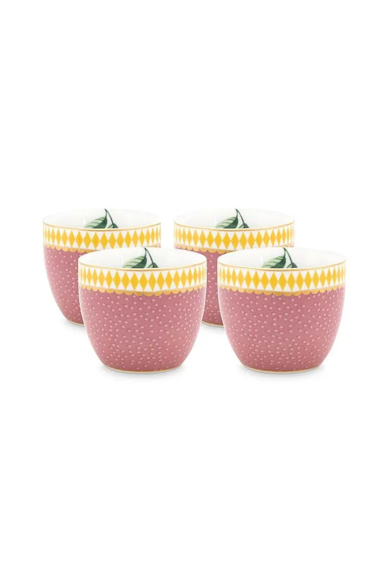 La Majorelle Set/4 Eierdopjes Roze