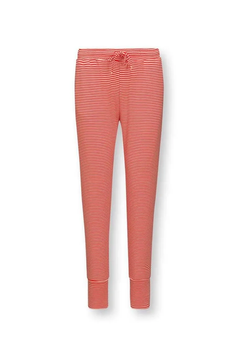 Lange Broek Little Sumo Stripe Koraal