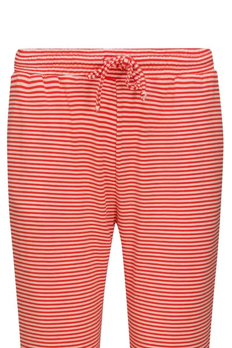 Lange Broek Little Sumo Stripe Koraal