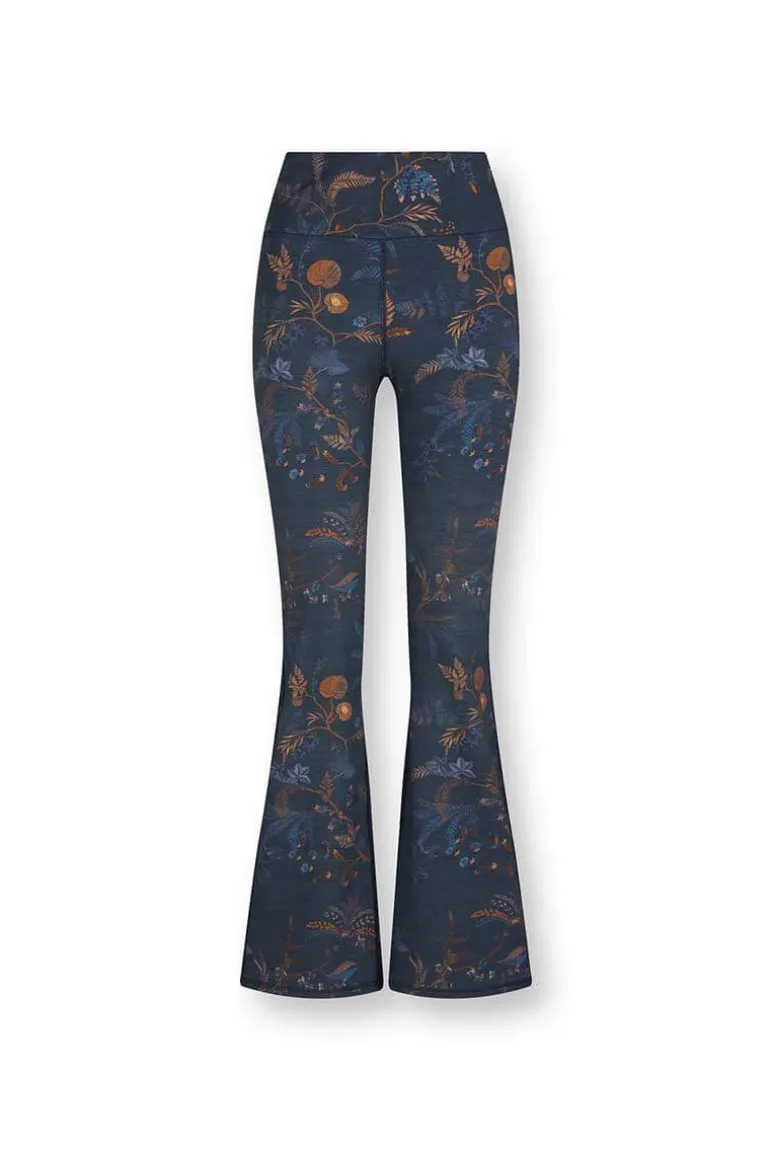 Lange Flared Sportlegging Isola Donker