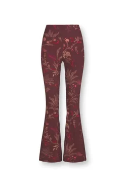 Lange Flared Sportlegging Isola Donker