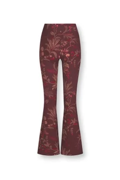 Lange Flared Sportlegging Isola Donker