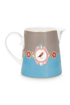 Love Birds Kan Groot Blauw/Khaki