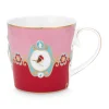 Love Birds Mok Groot Rood/Roze