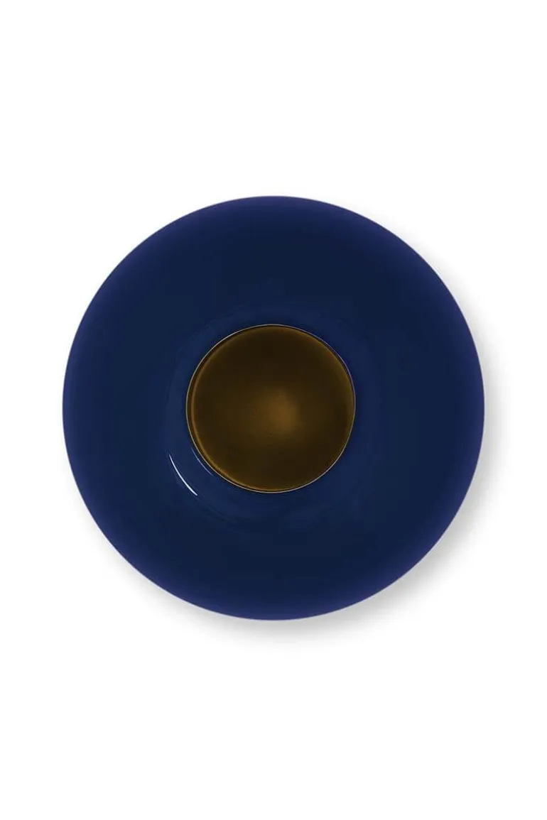 Metalen Vaas Donker 23 Cm