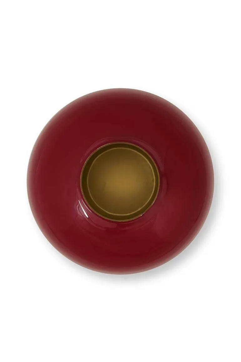 Metalen Vaas Donker 32Cm