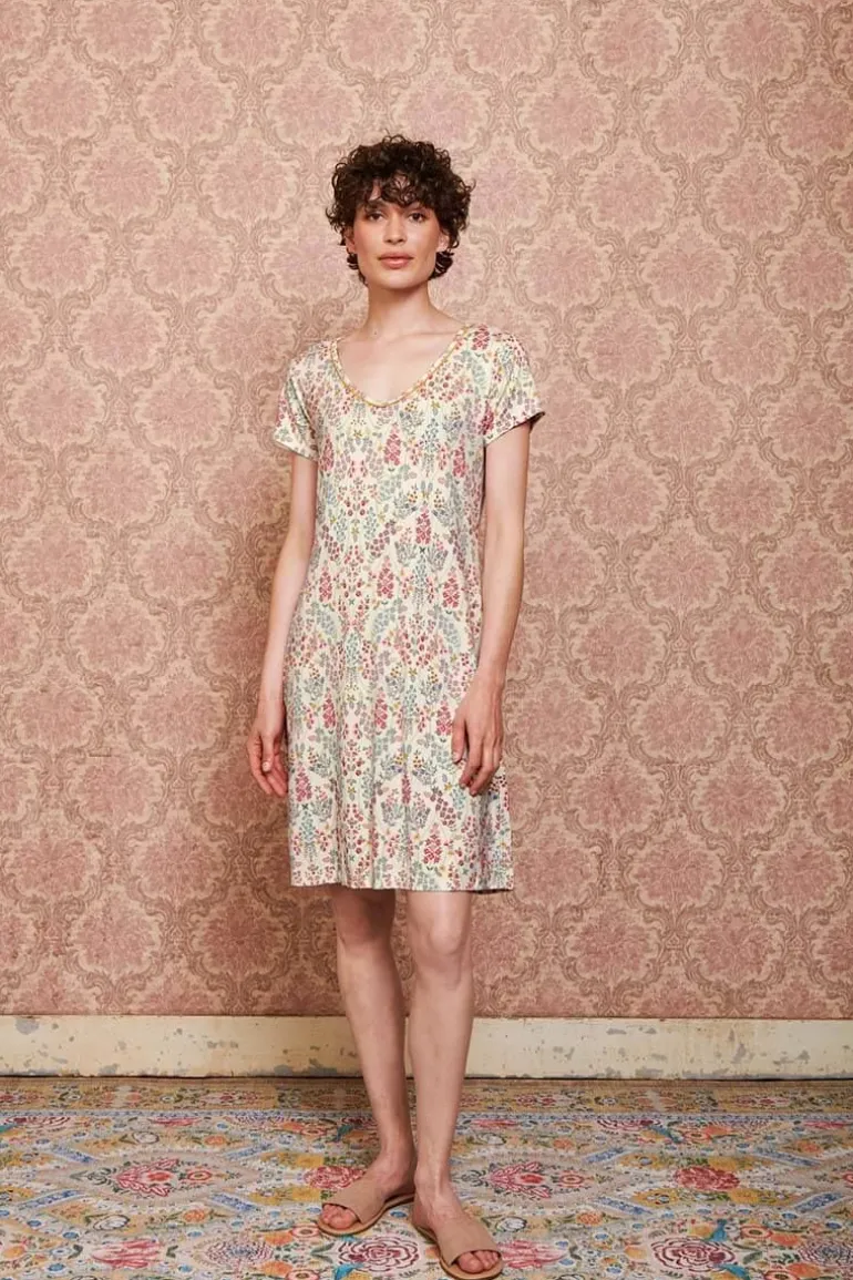 Nachthemd Korte Mouw Primavera Wit