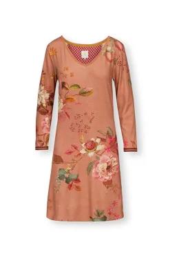 Nachthemd Lange Mouw Tokyo Bouquet Terra Roze
