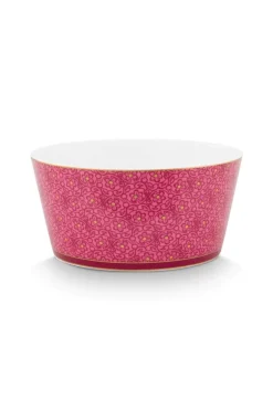 Oriental Flower Festival Set/4 Kommen Donker 12Cm