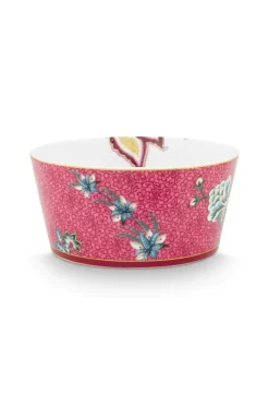 Oriental Flower Festival Set/4 Kommen Donker 12Cm