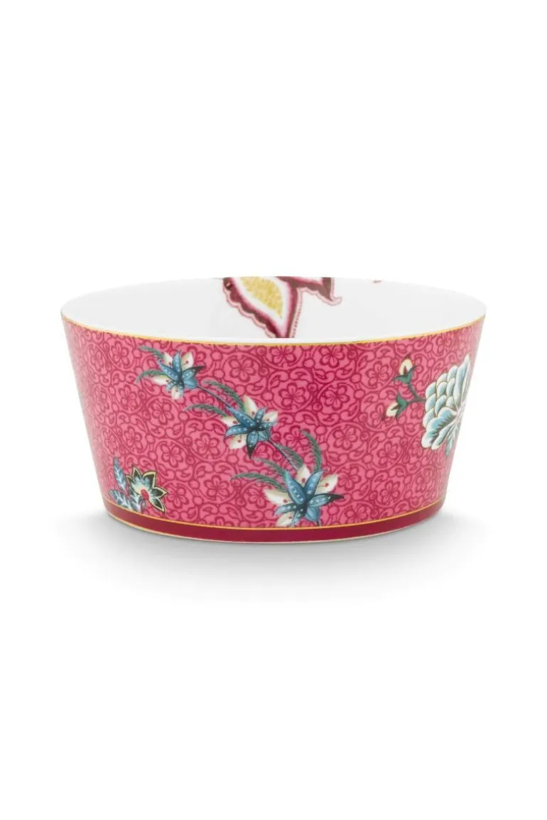 Oriental Flower Festival Set/4 Kommen Donker 12Cm