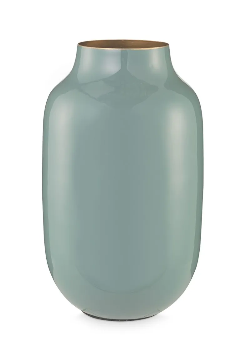 Ovale Vaas Metaal 30 Cm